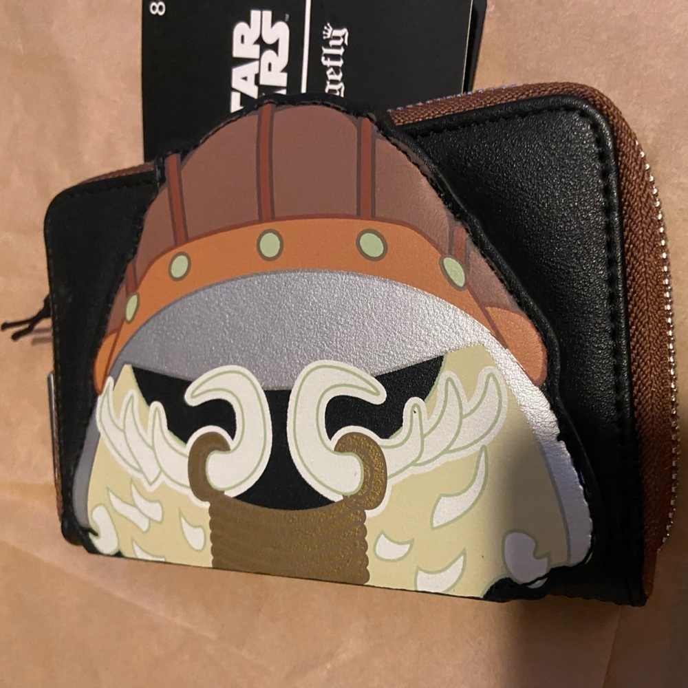Loungefly STAR WARS Lando Calrissian and Jabba the Hutt Wallet - NWT
